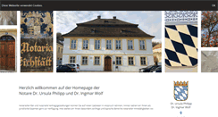 Desktop Screenshot of notare-eichstaett.de